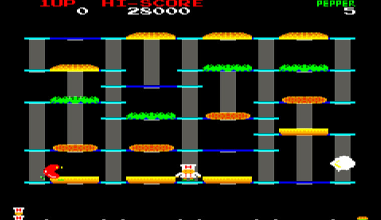 burgertime screenshot
